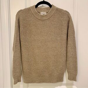 For The Republic Women's Tan Crewneck Sweater Size Small
